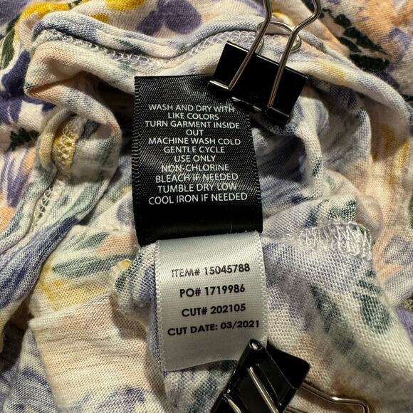 Torrid Top Babydoll Slub Cottage Light Academia Boho Soft Girl Floral Size 3 3X - Picture 4 of 5